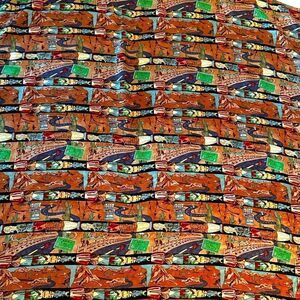 Vintage Arizona detailed 43” squares huge scarf -Arizona highways design silk